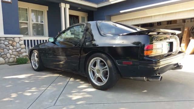 1988 Black Mazda RX-7 Coupe