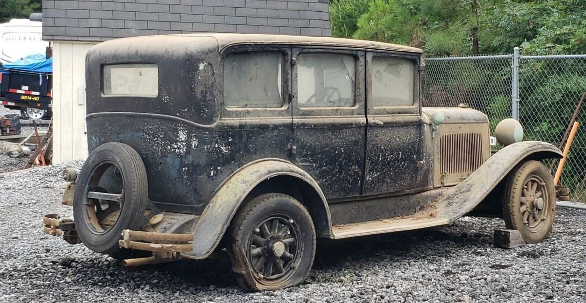 1927 Black Chrysler Series 65 4 Door