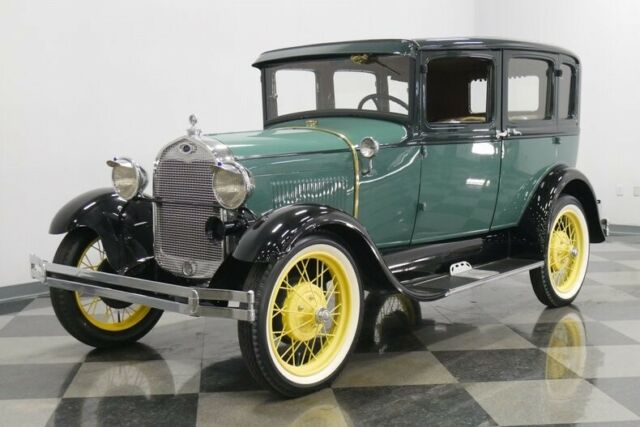 1929 Green Ford Model A Sedan