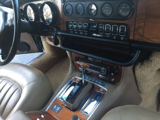 1973 Green Jaguar XJ6 4 door sedan