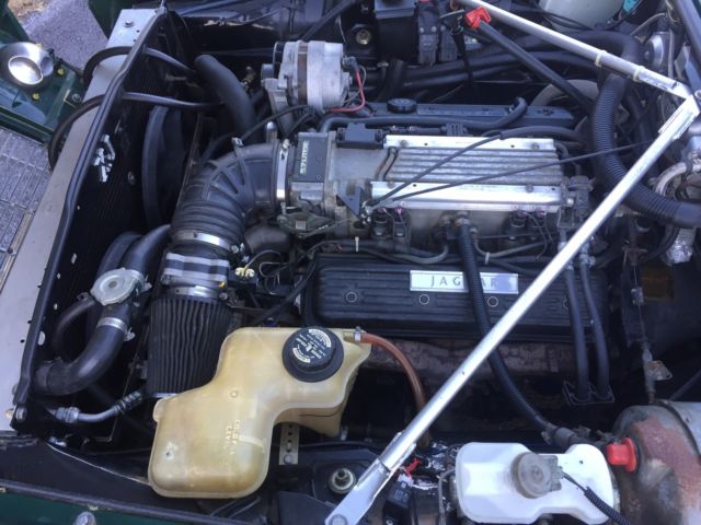 1973 Green Jaguar XJ6 4 door sedan