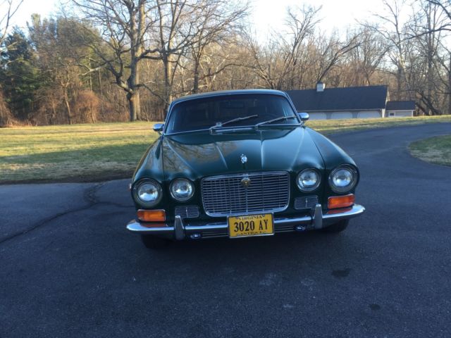 1973 Green Jaguar XJ6 4 door sedan