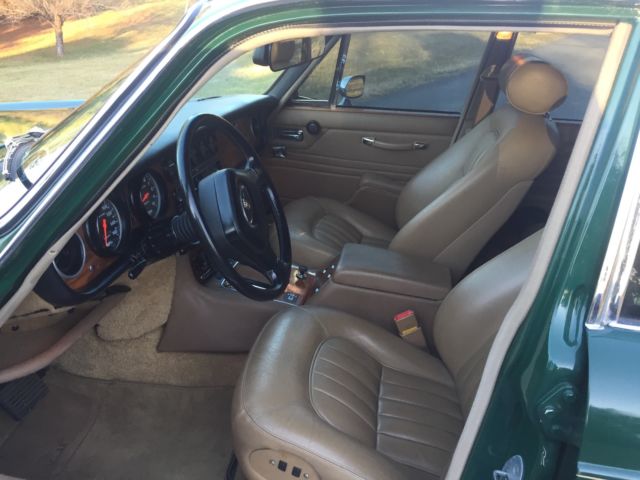 1973 Green Jaguar XJ6 4 door sedan
