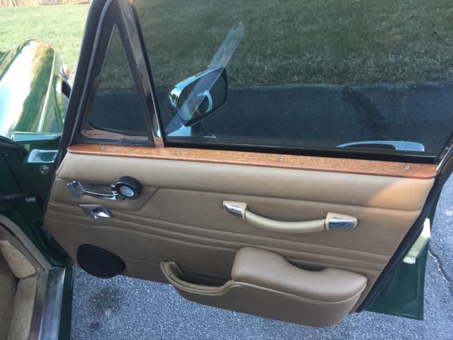 1973 Green Jaguar XJ6 4 door sedan