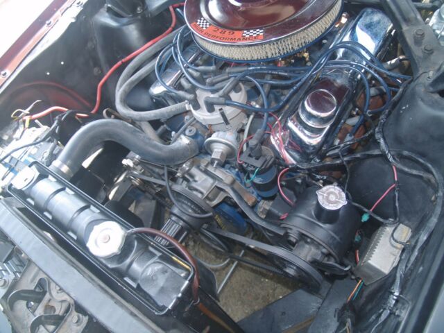 1966 Burgundy Ford Mustang Coupe