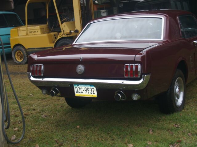 1966 Burgundy Ford Mustang Coupe