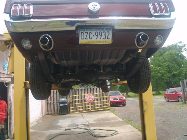 1966 Burgundy Ford Mustang Coupe