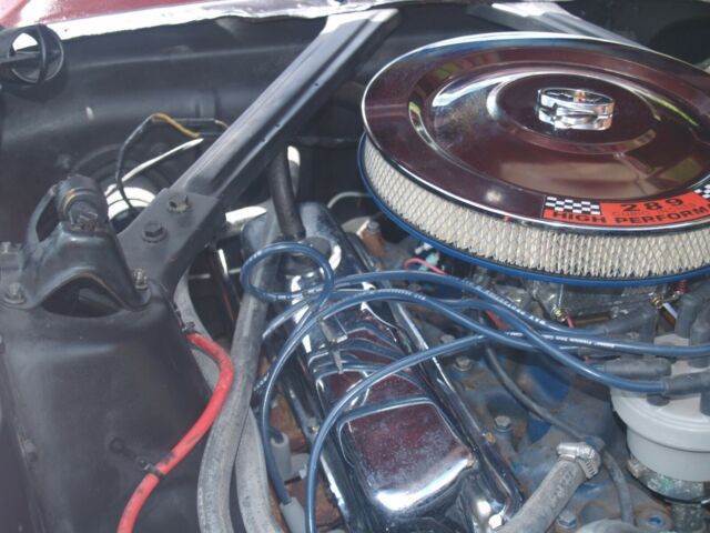 1966 Burgundy Ford Mustang Coupe