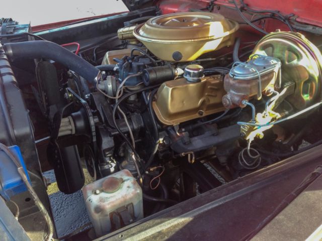 1965 Red Ford F-100 Standard Cab Pickup