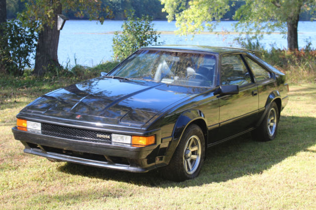 1984 Black Toyota Supra Hatchback