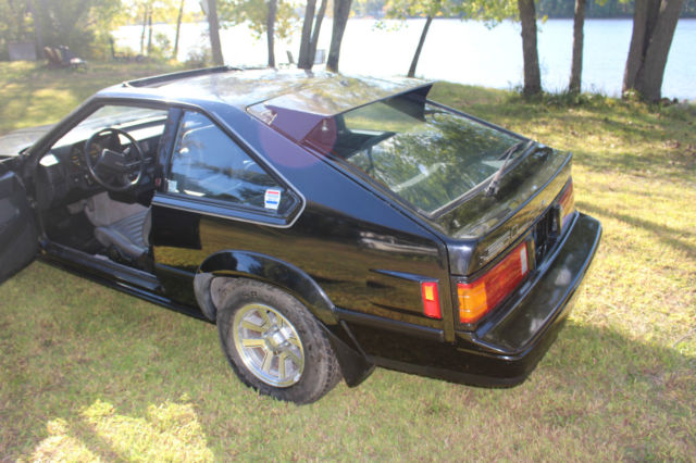 1984 Black Toyota Supra Hatchback