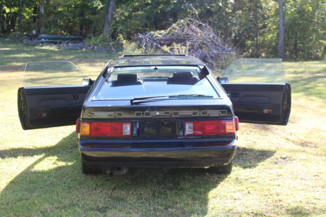 1984 Black Toyota Supra Hatchback