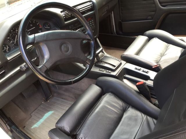 1991 White BMW 3-Series Convertible