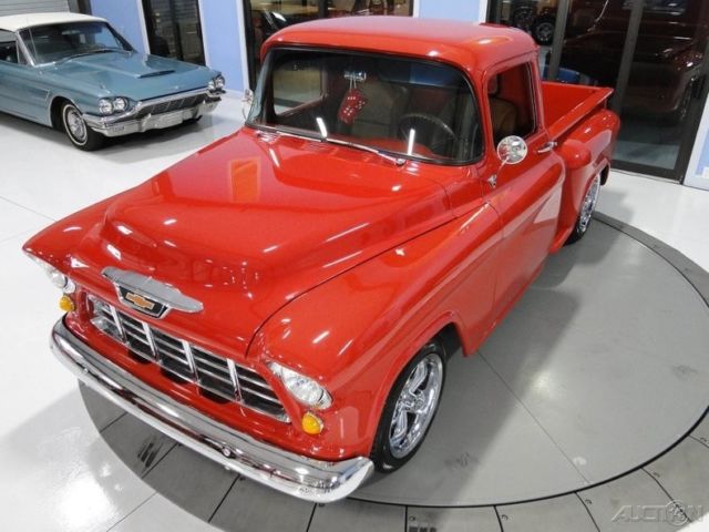 1955 Red Chevrolet 3100