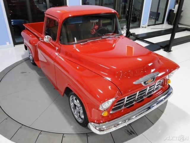 1955 Red Chevrolet 3100