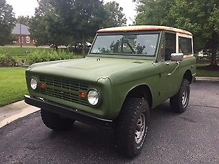 1966 Green Ford Bronco SUV