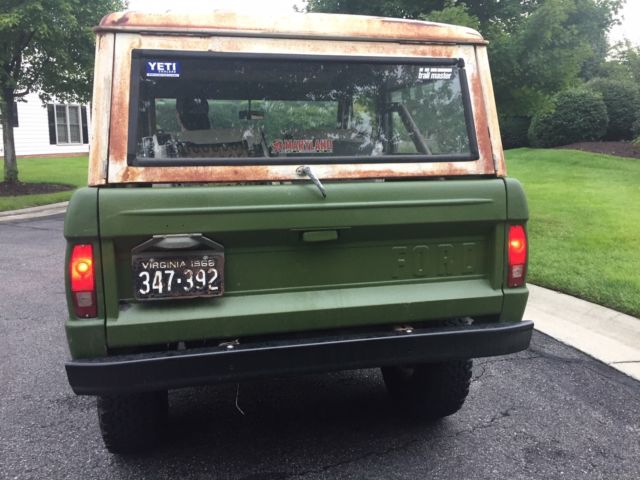1966 Green Ford Bronco SUV