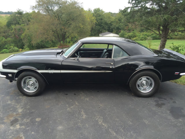 1968 Black Chevrolet Camaro Coupe