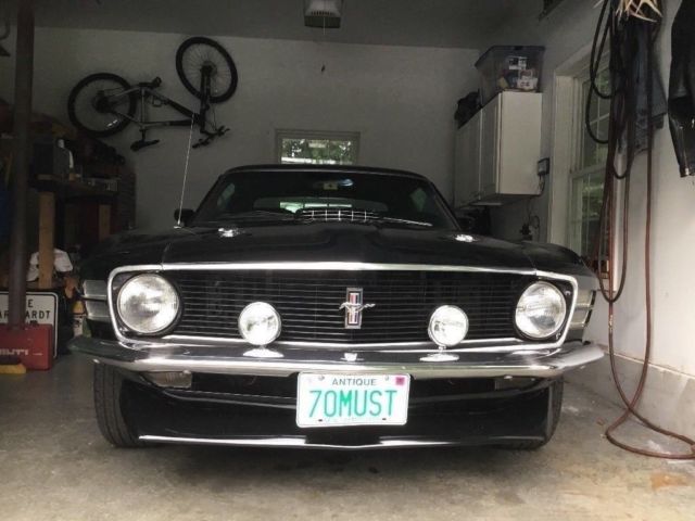 1970 Black Ford Mustang Coupe