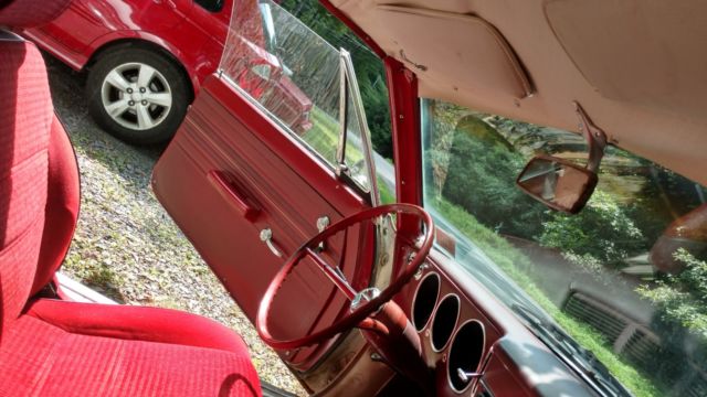 1966 White Chevrolet Corvair Coupe