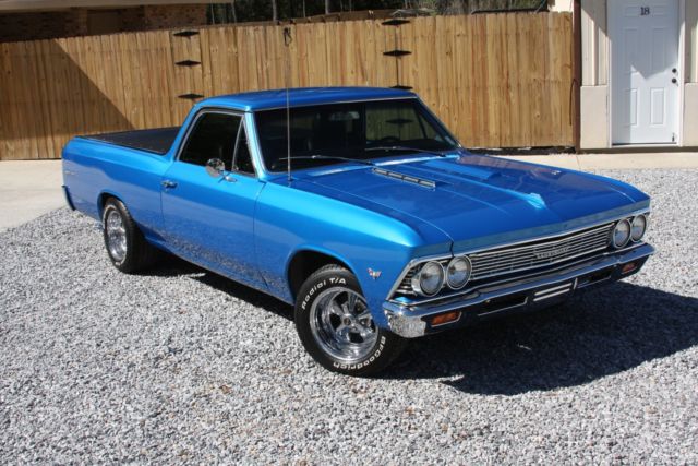 1966 Bright Aqua Blue Green/Blue Pearl Chevrolet El Camino El Camino
