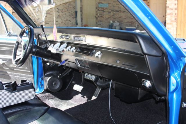 1966 Bright Aqua Blue Green/Blue Pearl Chevrolet El Camino El Camino