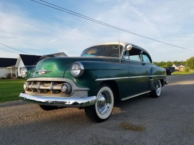 1956 Twilight Turquoise/Indian Ivory Chevrolet Bel Air/150/210 4 Door Hardtop