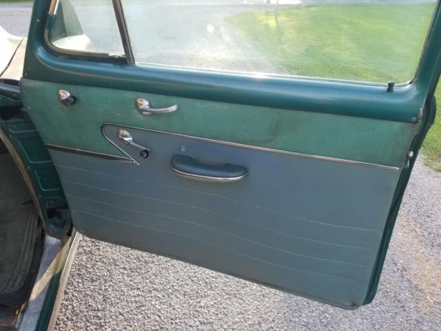 1956 Twilight Turquoise/Indian Ivory Chevrolet Bel Air/150/210 4 Door Hardtop