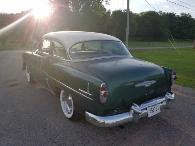 1956 Twilight Turquoise/Indian Ivory Chevrolet Bel Air/150/210 4 Door Hardtop