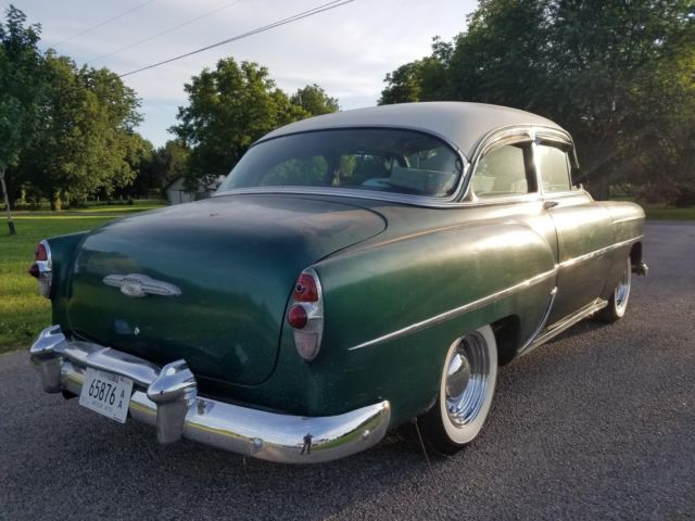 1956 Twilight Turquoise/Indian Ivory Chevrolet Bel Air/150/210 4 Door Hardtop