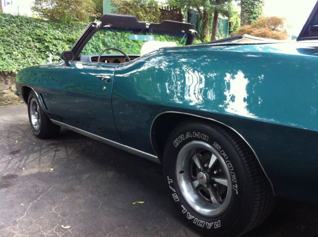 1972 Green Pontiac Le Mans Convertible
