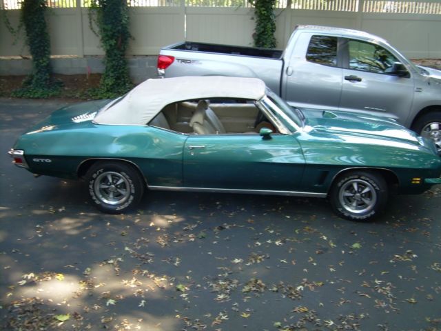 1972 Green Pontiac Le Mans Convertible