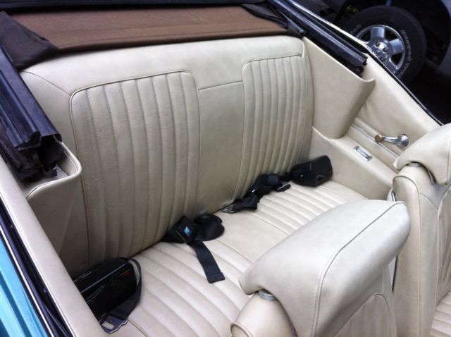 1972 Green Pontiac Le Mans Convertible