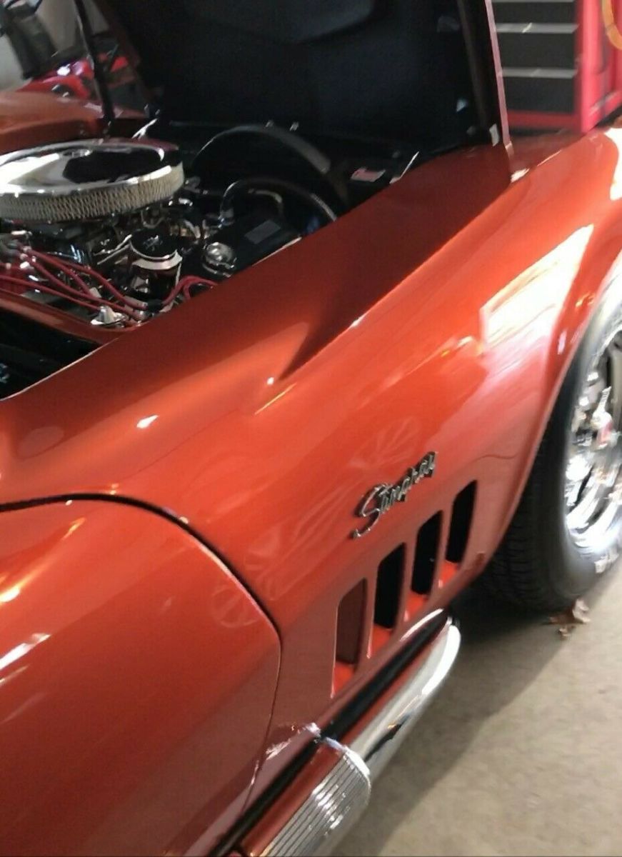 1969 Orange Chevrolet Corvette
