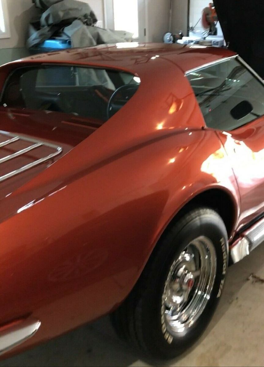 1969 Orange Chevrolet Corvette