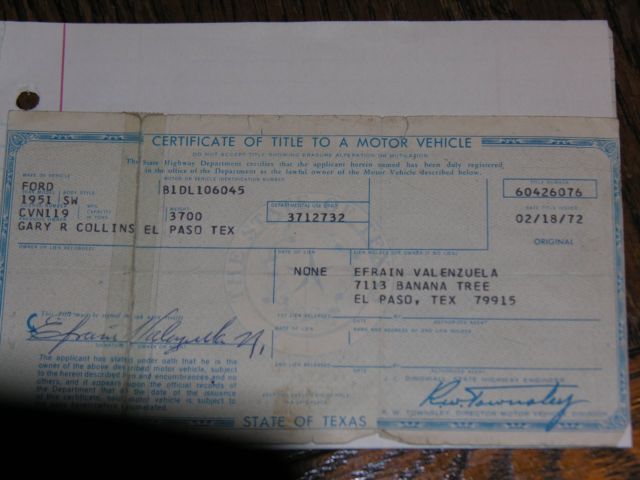 1951 Ford Country squire Woodie