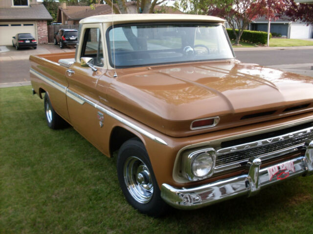 1966 Butterscotch/Tan Chevrolet C-10 Standard Cab Pickup