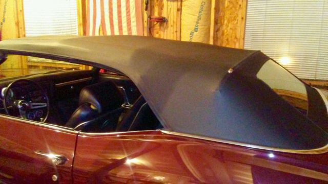 1969 Burgundy Chevrolet Chevelle Convertible 