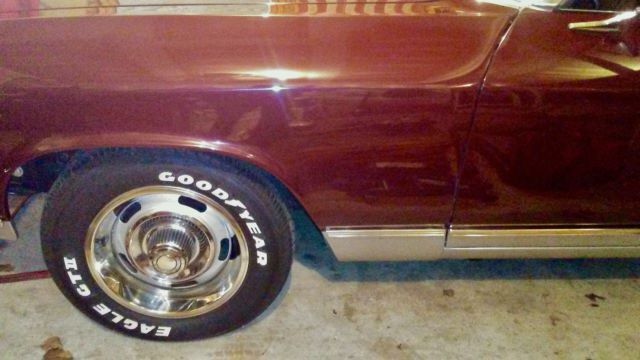 1969 Burgundy Chevrolet Chevelle Convertible 