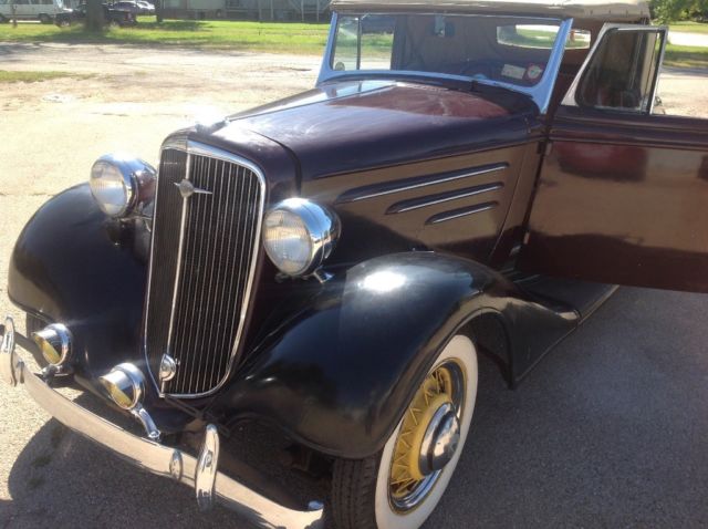 1934 Burgundy Chevrolet Other Convertible