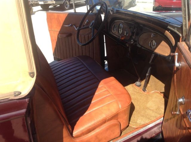 1934 Burgundy Chevrolet Other Convertible