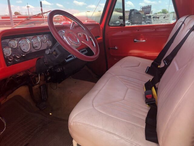 1965 Orange Chevrolet C-10 Standard Cab Pickup
