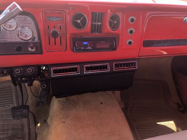 1965 Orange Chevrolet C-10 Standard Cab Pickup