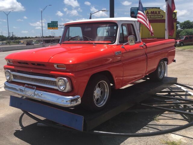 1965 Orange Chevrolet C-10 Standard Cab Pickup