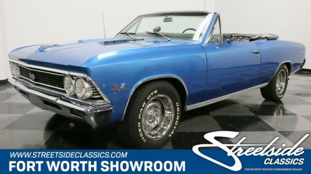 1966 Blue Chevrolet Chevelle Convertible