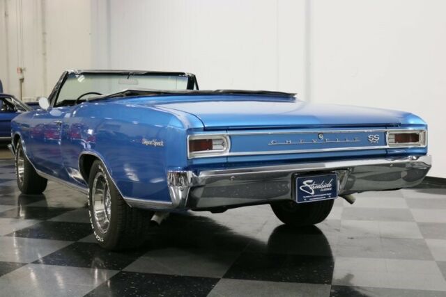 1966 Blue Chevrolet Chevelle Convertible