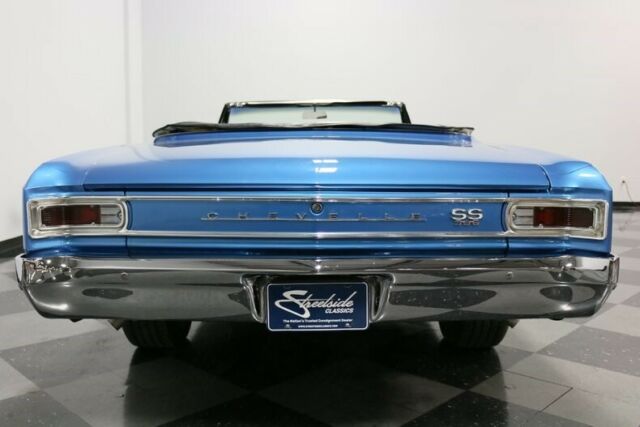 1966 Blue Chevrolet Chevelle Convertible