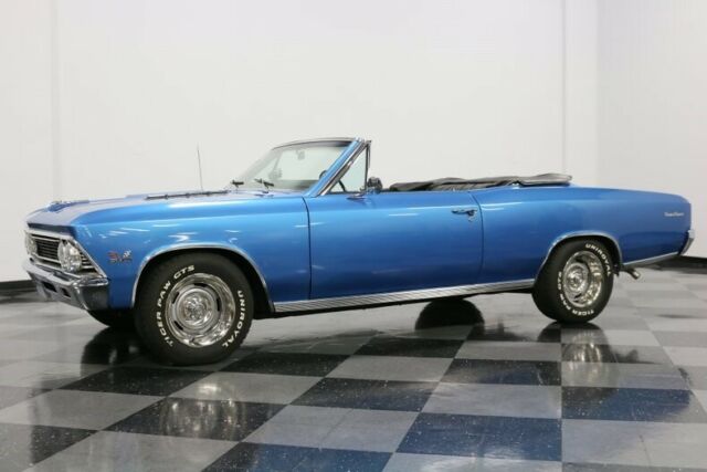 1966 Blue Chevrolet Chevelle Convertible