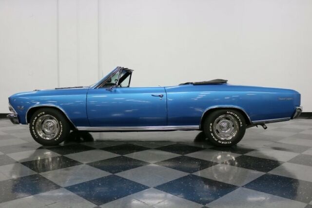 1966 Blue Chevrolet Chevelle Convertible