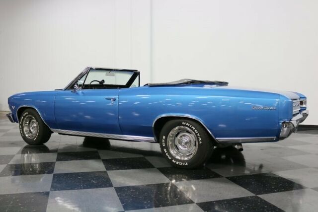 1966 Blue Chevrolet Chevelle Convertible